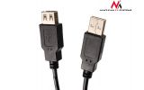 Kabel USB 2.0 Maclean, gniazdo-wtyk, 3m, MCTV-744